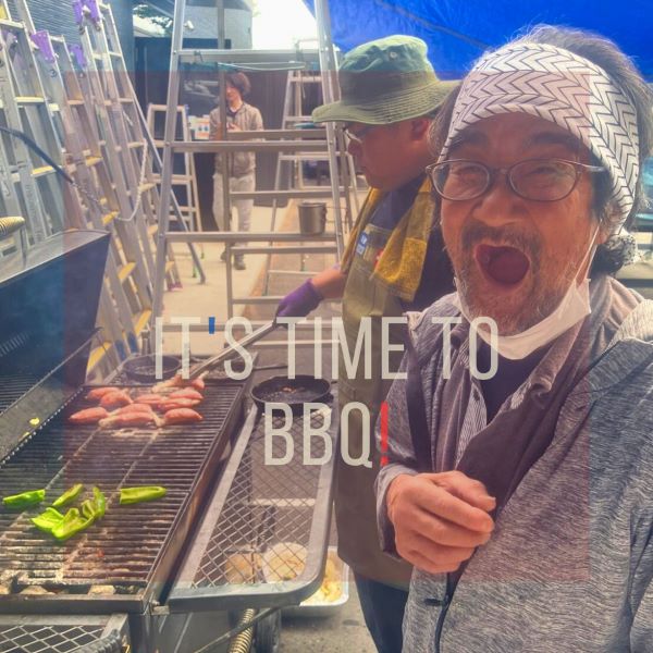 社内BBQの様子