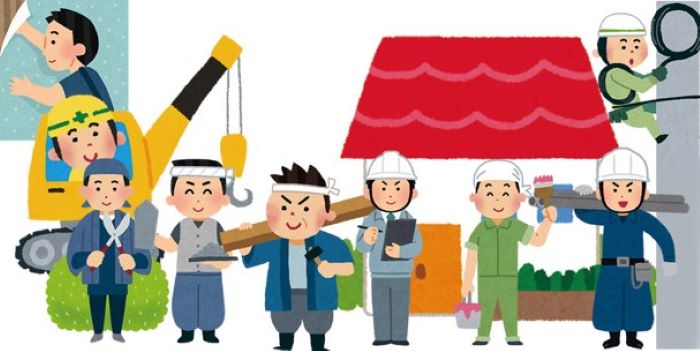 建設業種の絵
